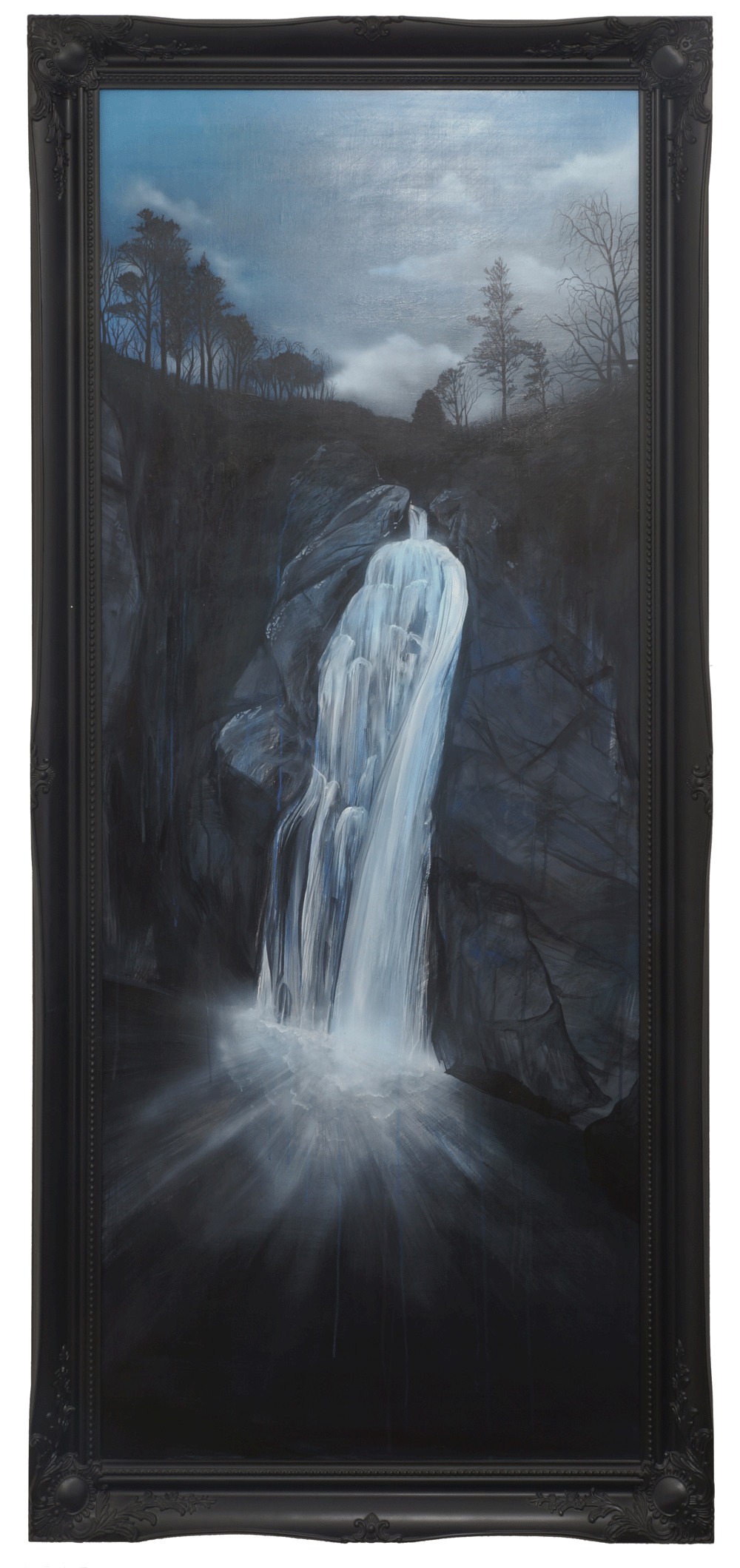 Angus Grant painting of the Falls of Foyers