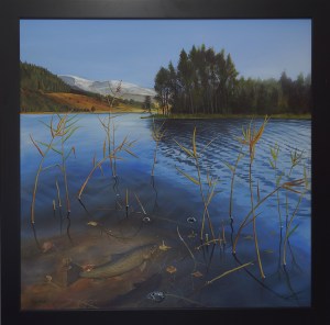 Loch Pityoulish painting angus grant art