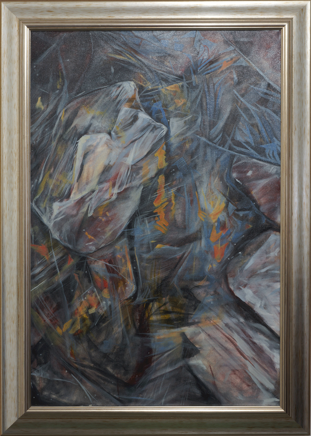 Angus Grant painting of Ice over the Green Loch