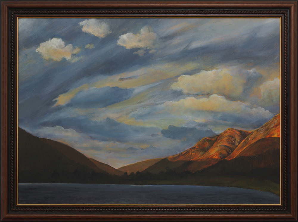 Angus grant fine art painting highland landscape loch lochy