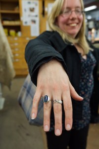 Silversmithing workshop rings