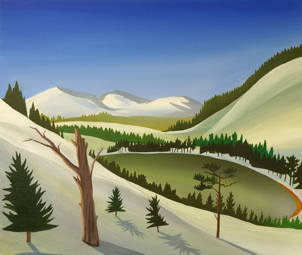 The Green Loch, Angus Grant Art