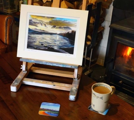 Morlich Sunset Giclee Print by Angus Grant