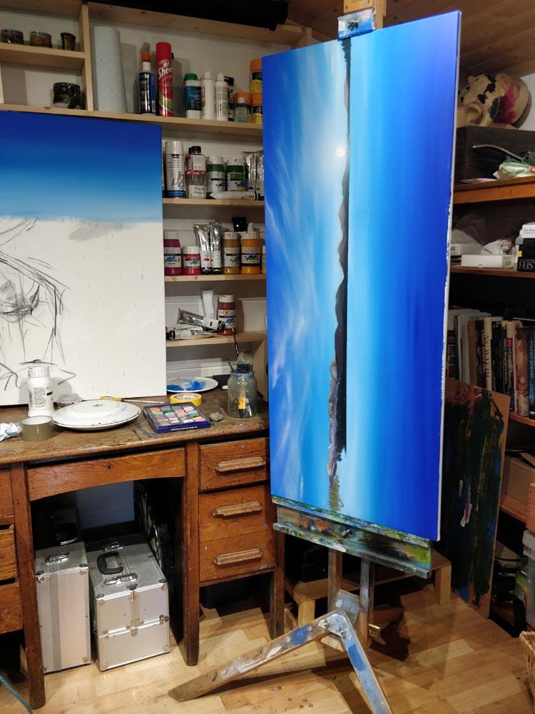 Landscape painting tips by Angus Grant Art